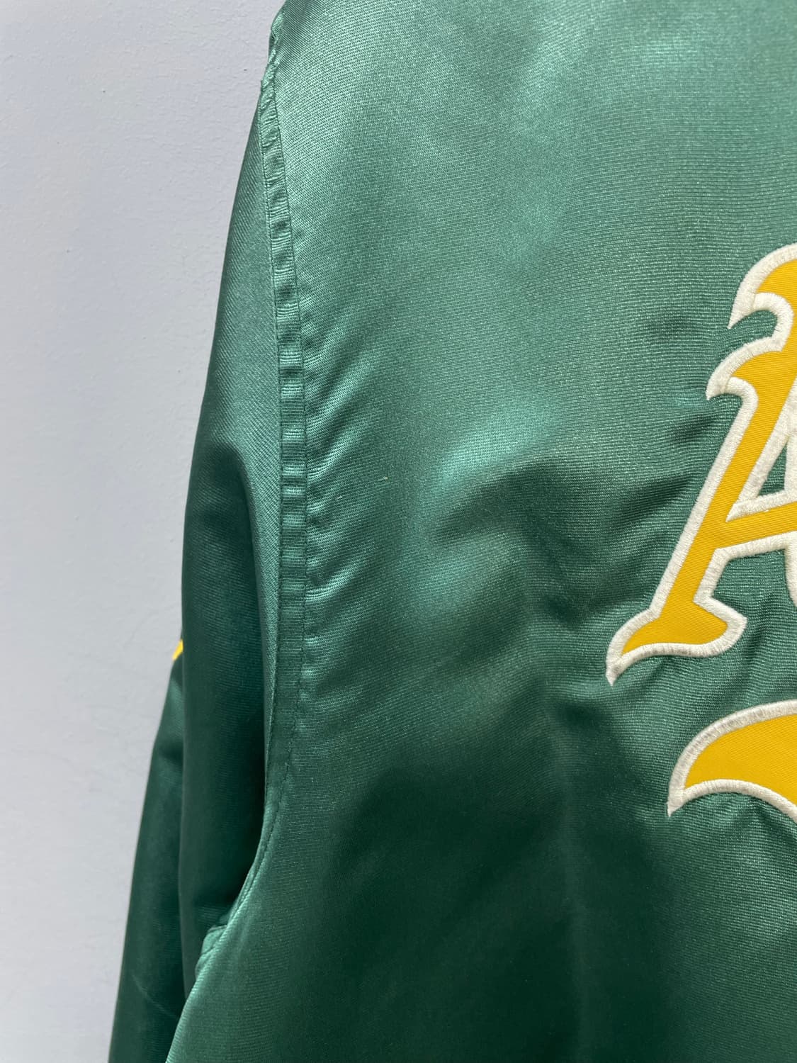 MLB 오클랜드 애슬레틱스 바시티 자켓 H640 상품이미지10