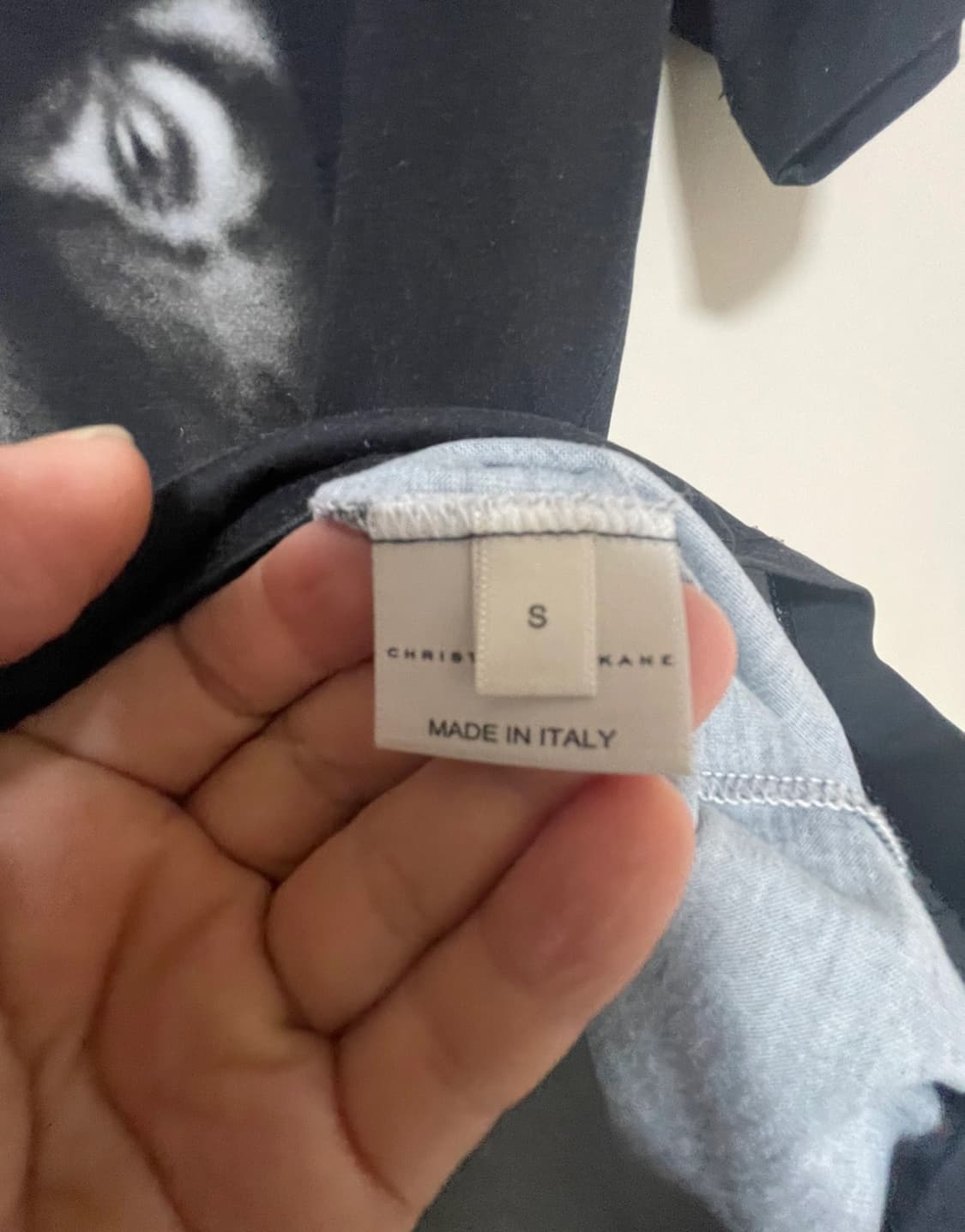 크리스토퍼 케인 프린팅 티셔츠 S 상품이미지4