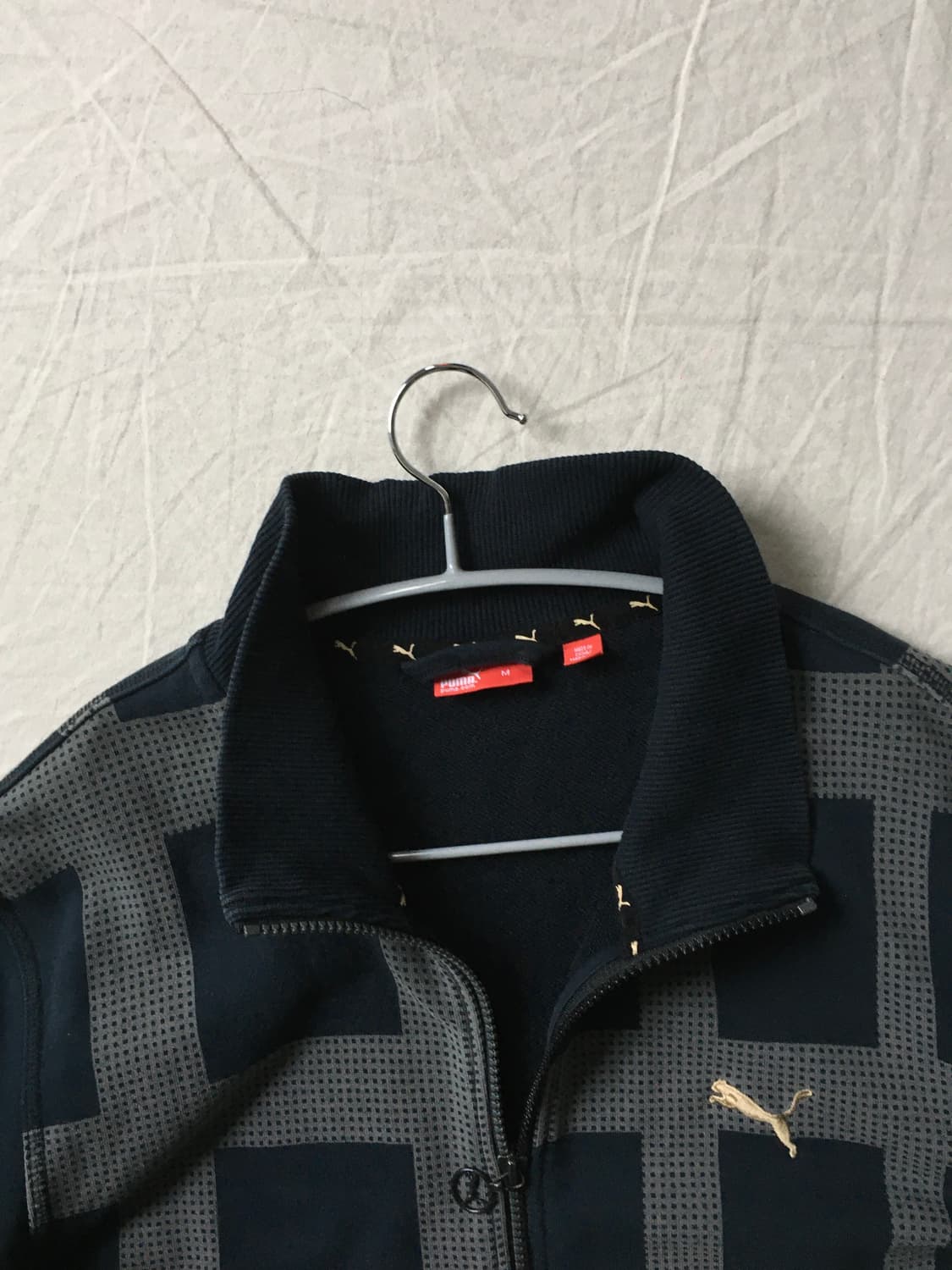 퓨마 체크 코튼집업 상품이미지4