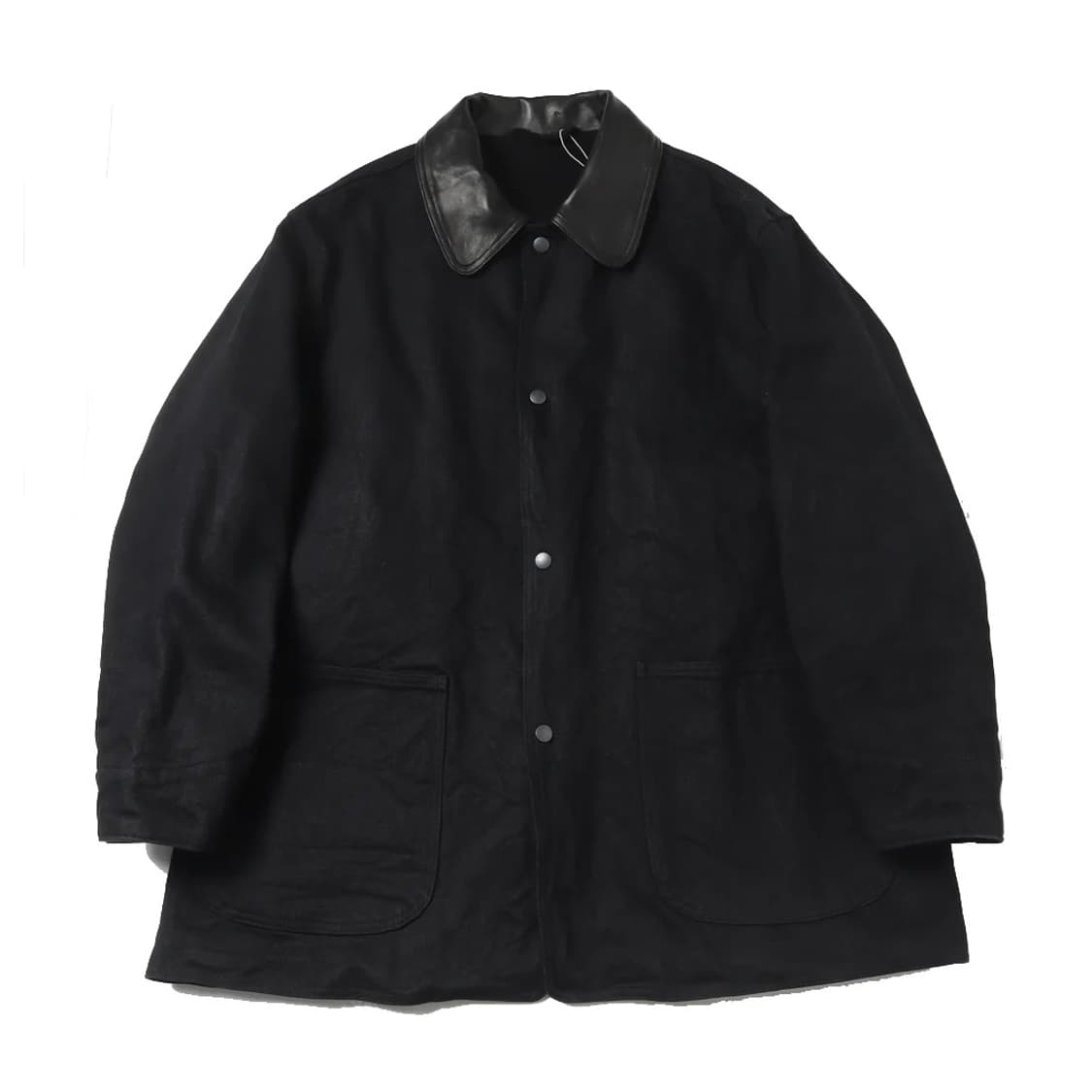 1)코모리 레더 데님 워크 자켓 새상품 25AW 상품이미지1