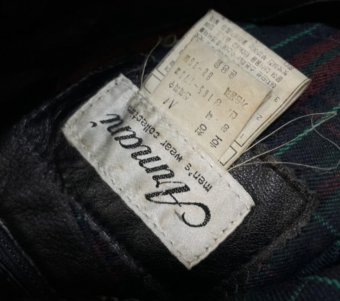 아르마니 레더 자켓 95/M 상품이미지4