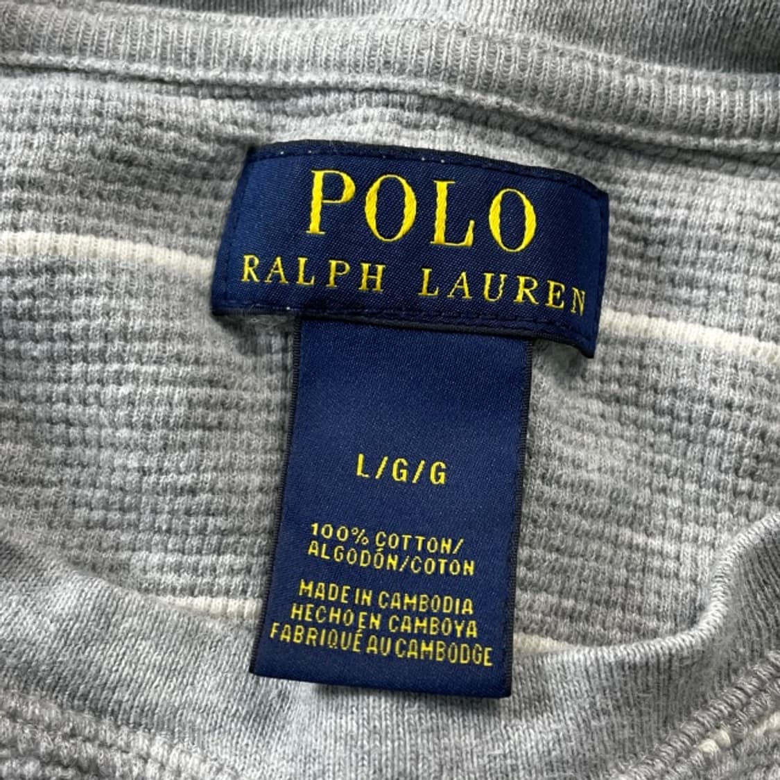 100 폴로 랄프로렌 와플 롱슬리브 상품이미지3