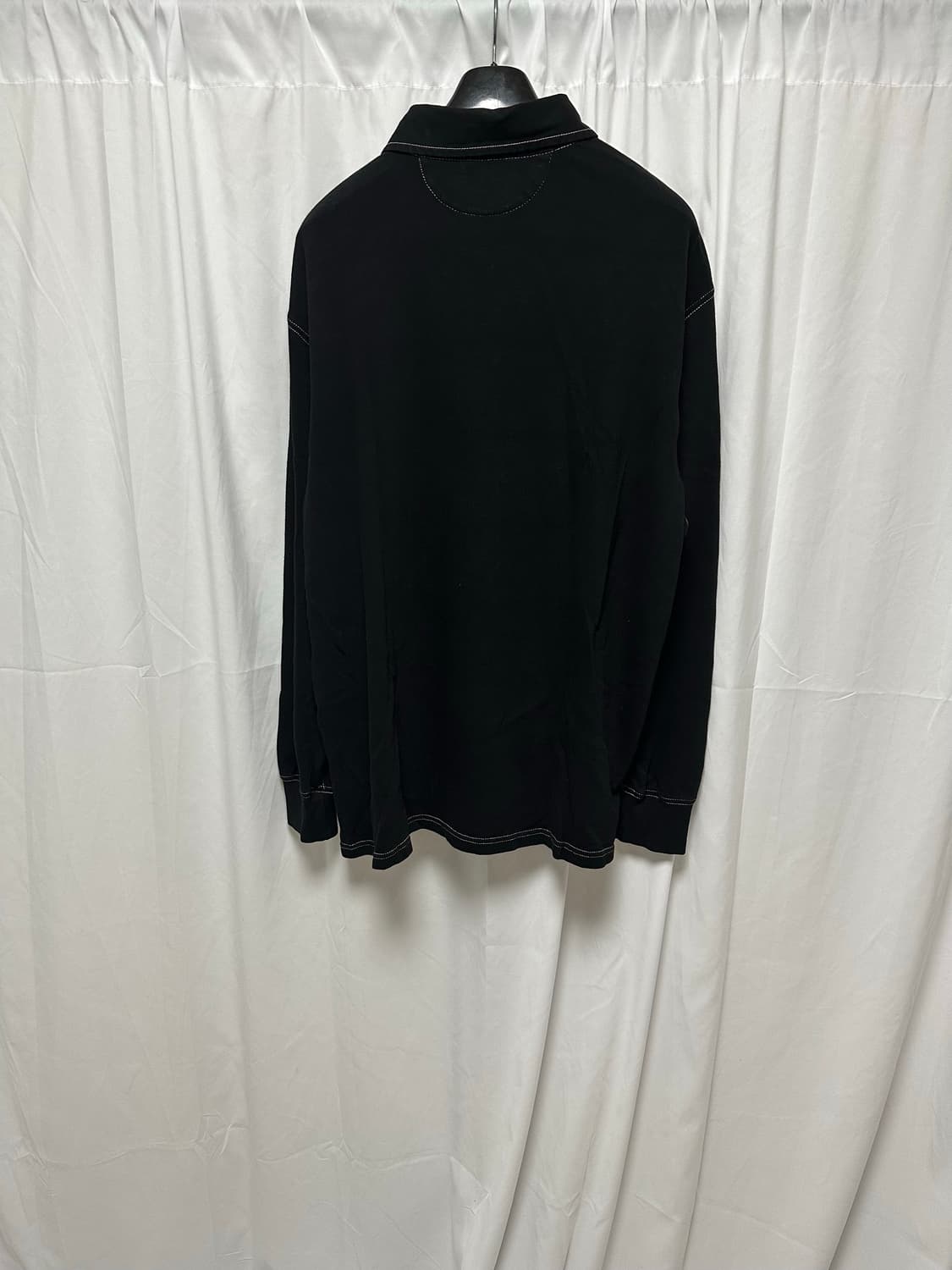 no.59 폴로 랄프로렌 스티치블랙 럭비셔츠 xl 상품이미지4