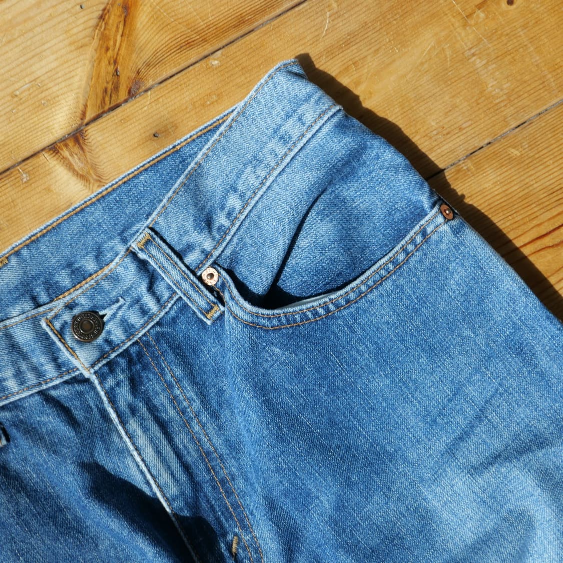 90's 리바이스 506 중청 데님 청바지 상품이미지3