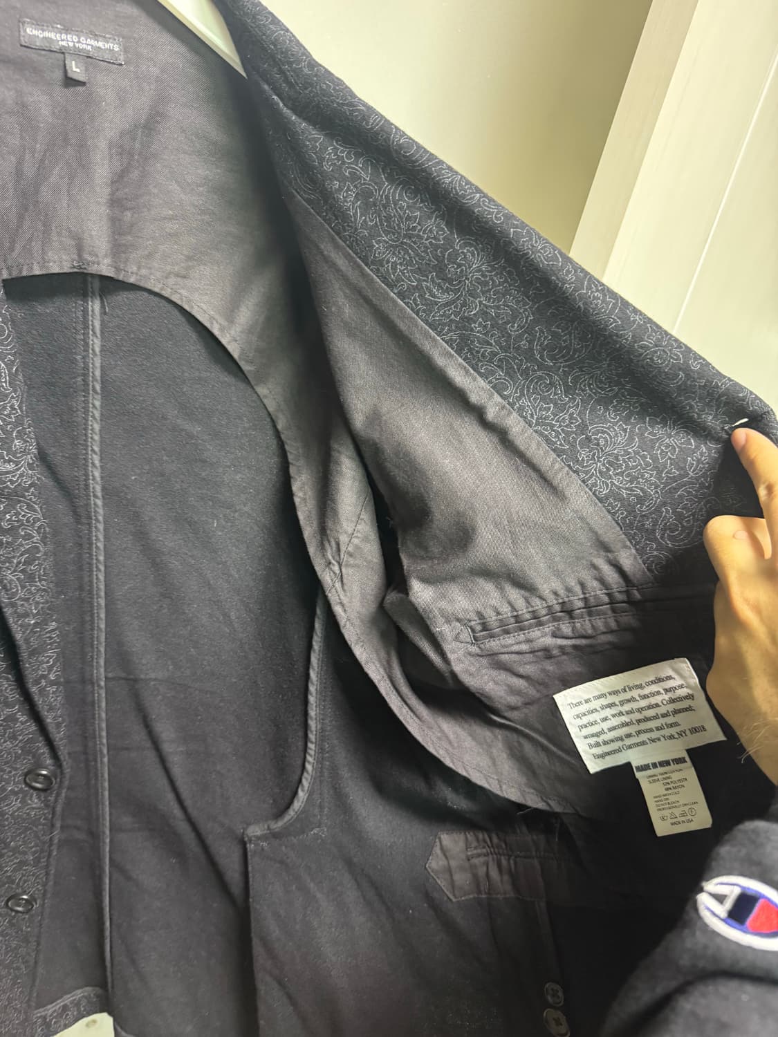 엔지니어드 가먼츠 페이즐리 자켓 상품이미지5