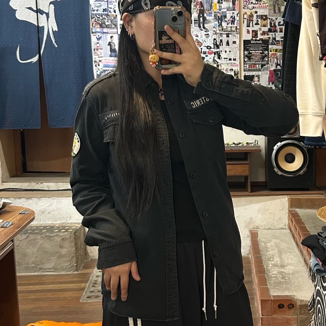 히스테릭 글래머 X 스누피 밀리터리 코튼 셔츠 상품이미지2