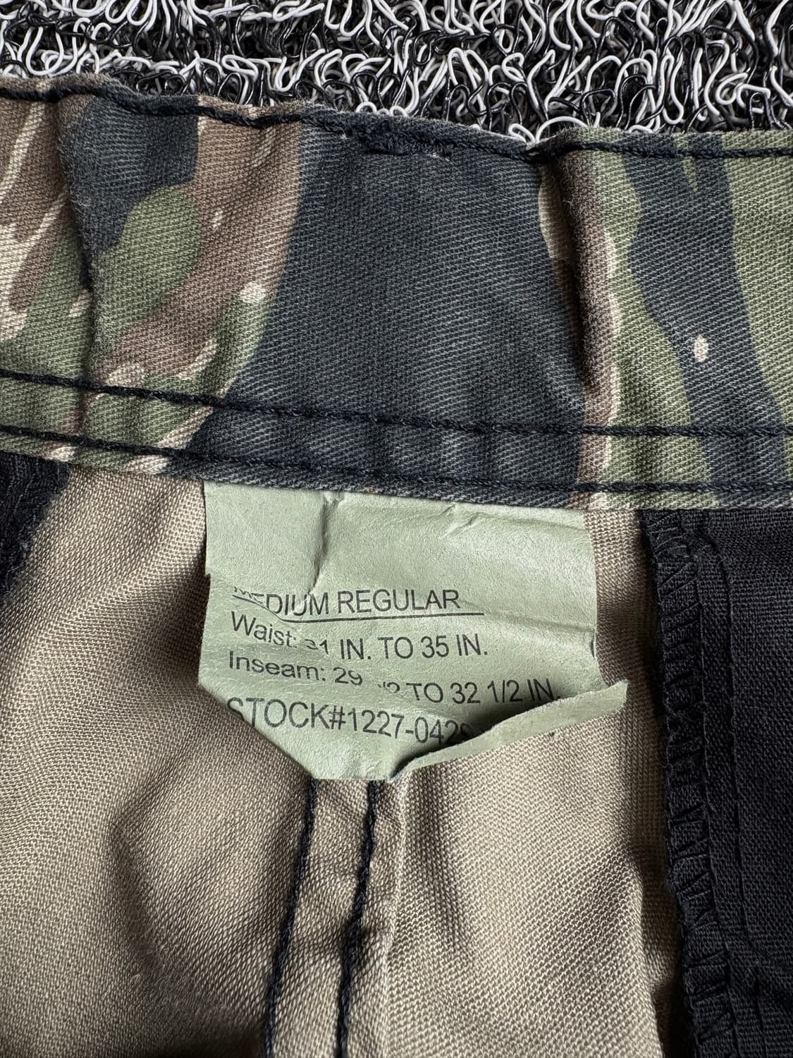 로스코 BDU 타이거 스트라이프 루즈 카고 팬츠 3529 상품이미지4