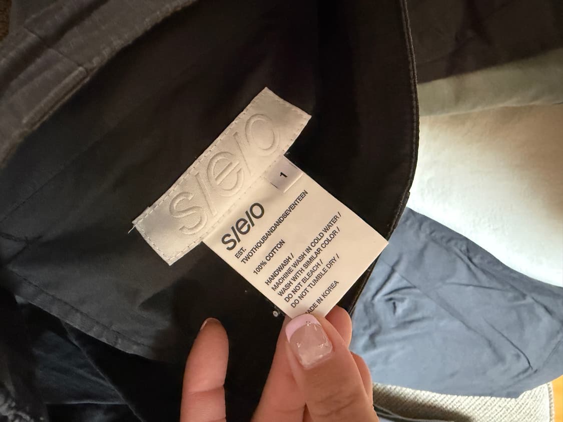 에스이오 카고팬츠 COTTON M-65 PANTS CHARCOAL  상품이미지4