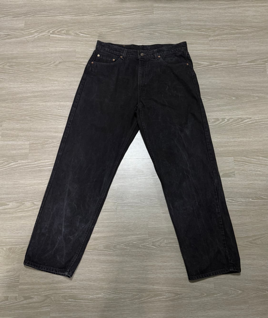 90s 리바이스 565 블랙 36x32 USA made 상품이미지1