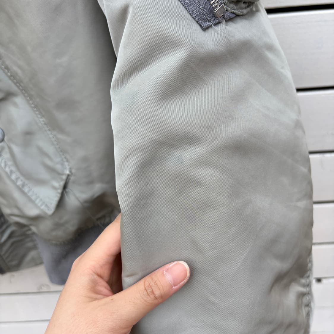 Alpha 90s 알파 made in usa MA-1 자켓 상품이미지6