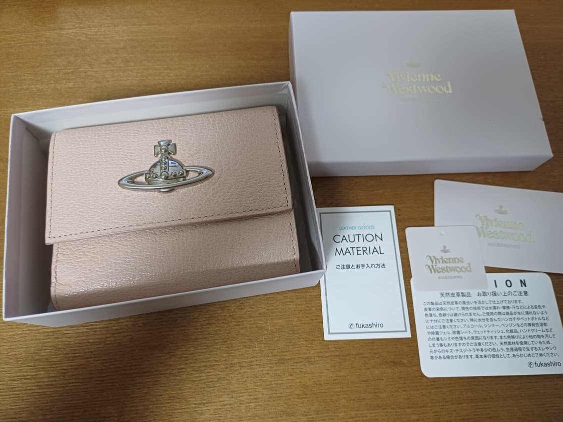 비비안웨스트우드 일본 온라인 한정 핑크 지갑 상품이미지1