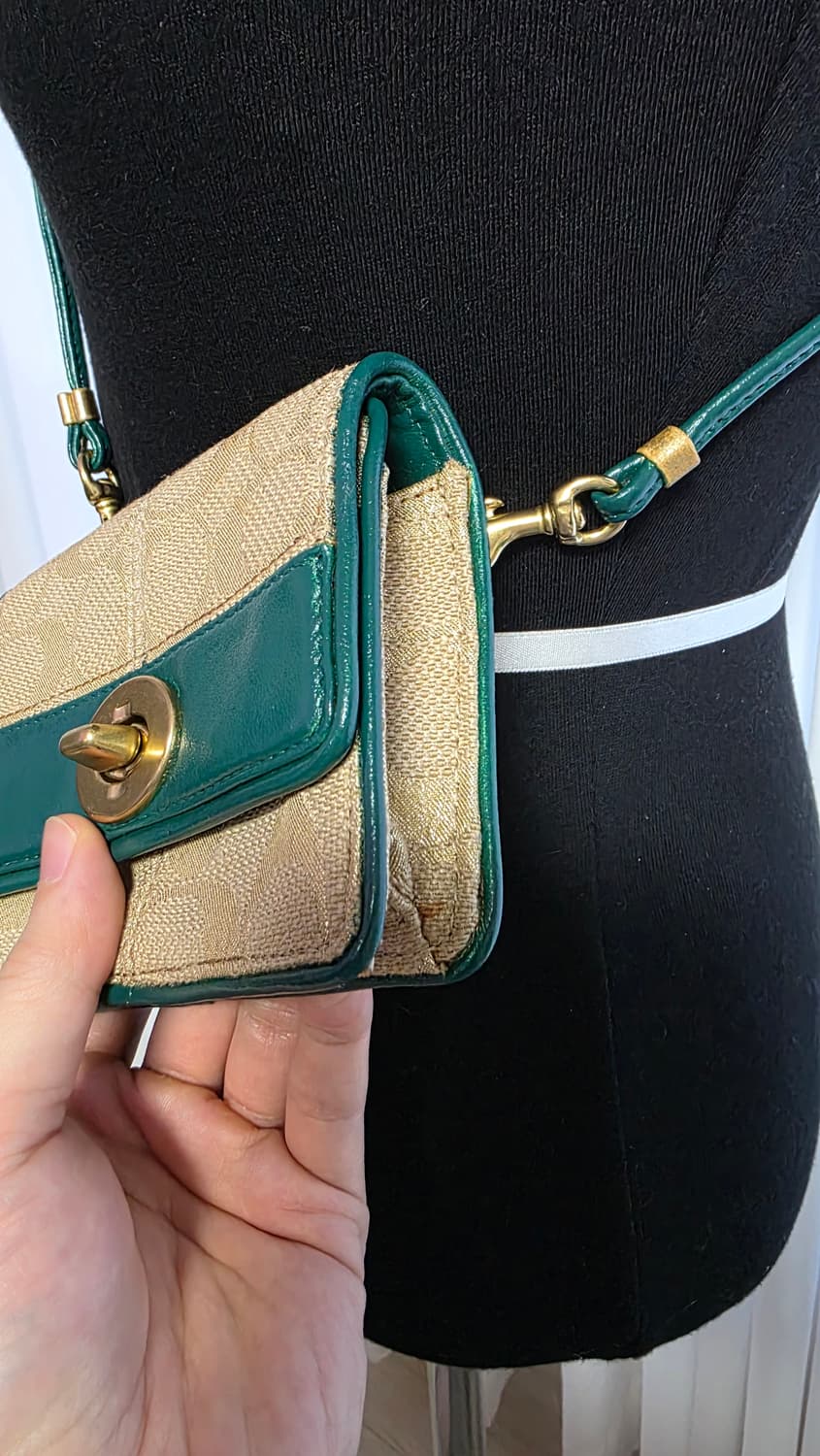 y2k 코치 턴록 미니백 상품이미지3