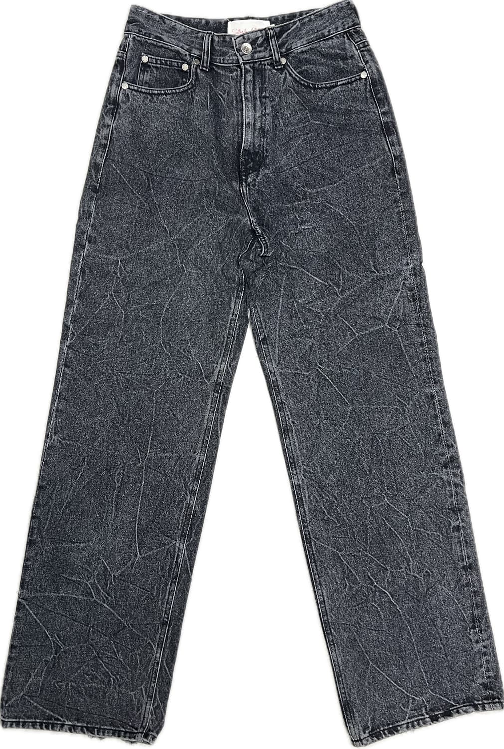 [S] STU 21F/W Crease Washed Denim Pants 상품이미지2