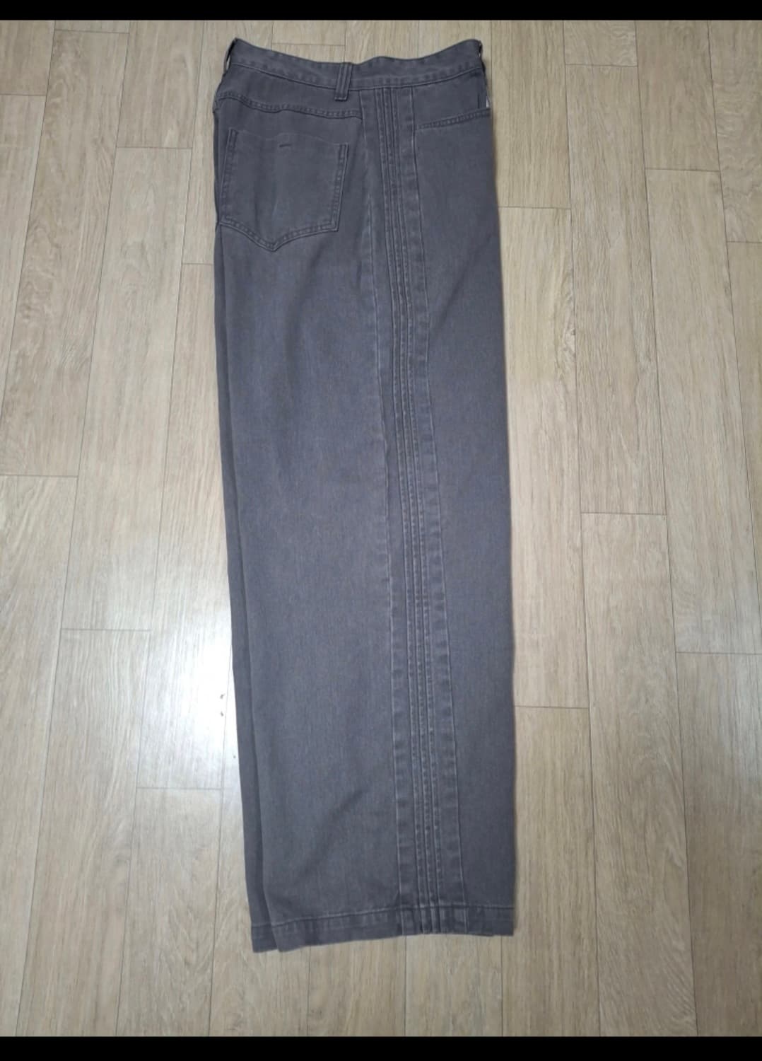 노운 와이드 핀턱 데님 (새상품) 상품이미지4