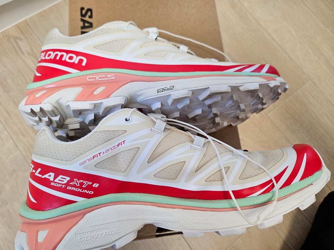 살로몬 XT-6 쇼트브레드 포피 레드 250(박스포함) 상품이미지8