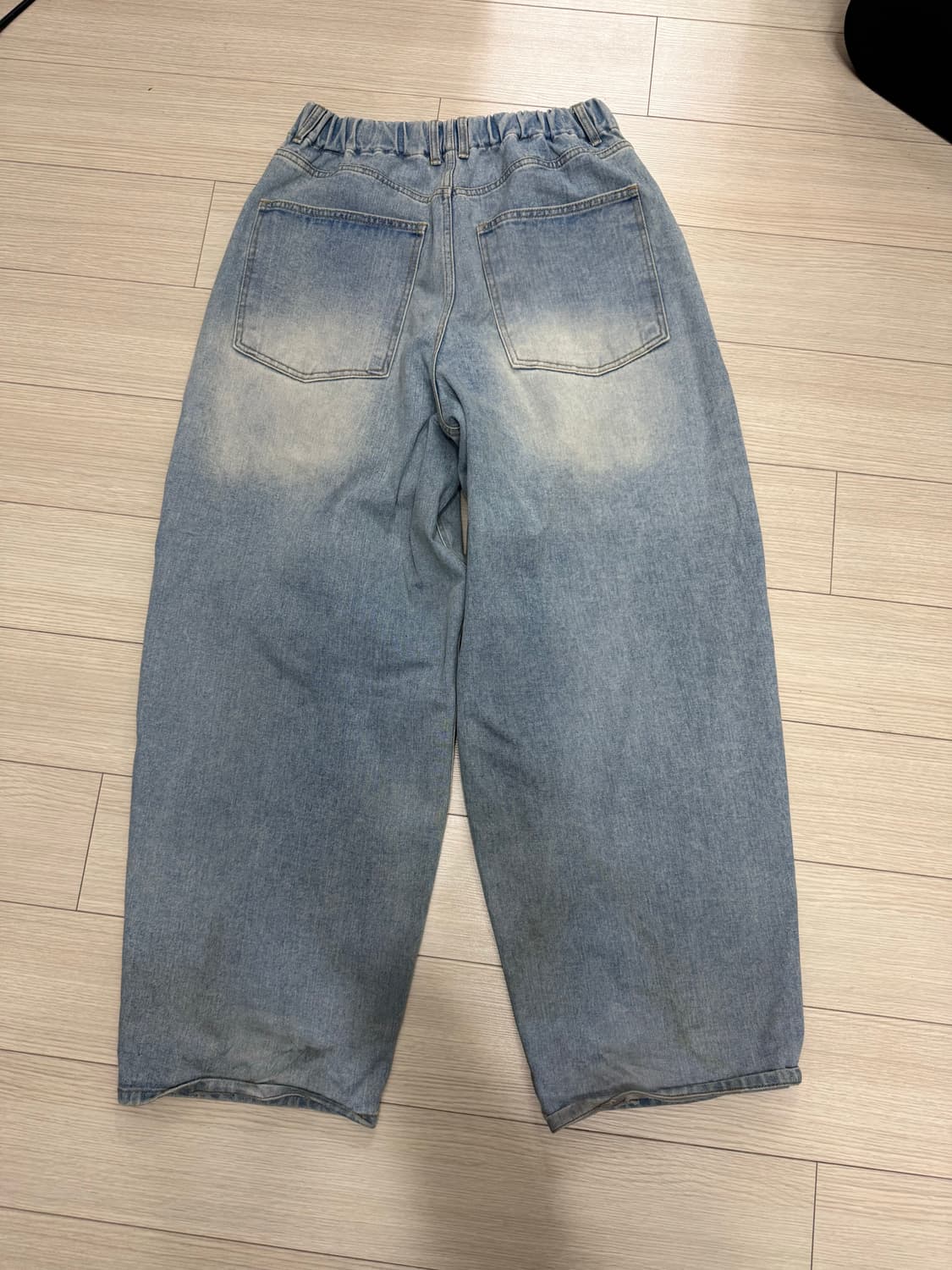 빈티지 워싱 와이드 벌룬 팬츠 상품이미지3