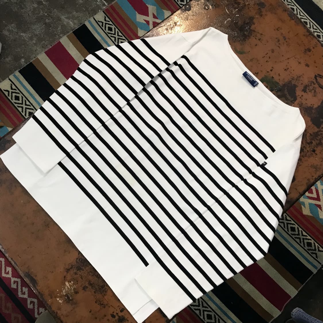 세인트 제임스 블랙 스트라이프 7부 쭉티 여성 프리사이즈 남성 102  상품이미지2