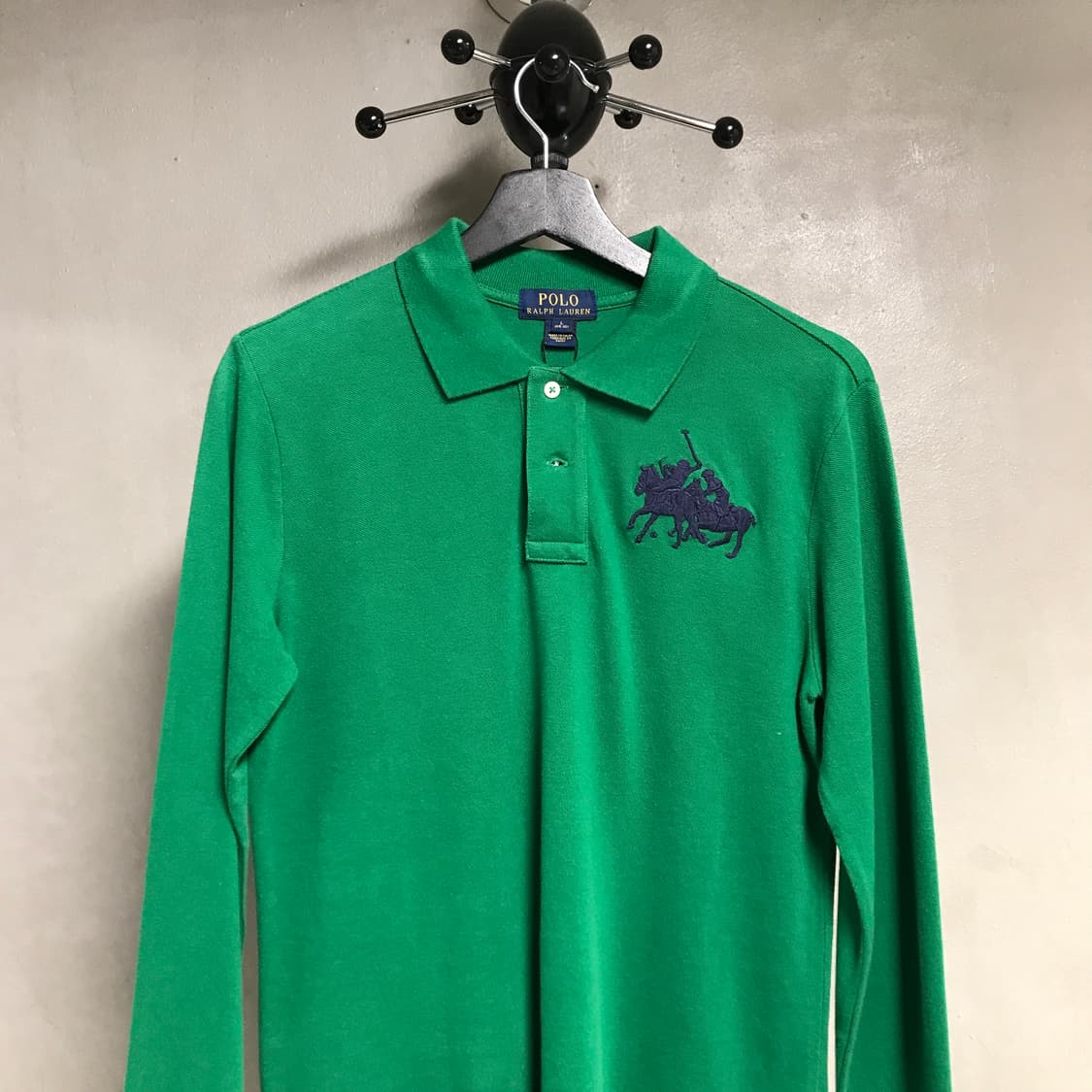 폴로 랄프로렌 빅포니 PK 긴팔 카라티 그린 L(W) 상품이미지2