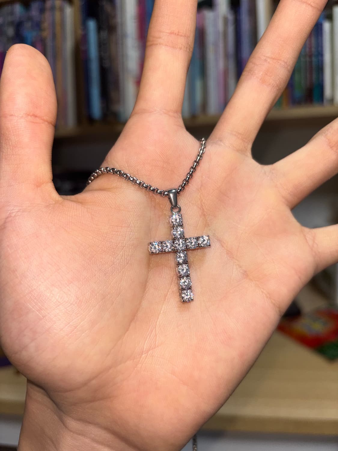 십자가 아이스 체인 목걸이 상품이미지1