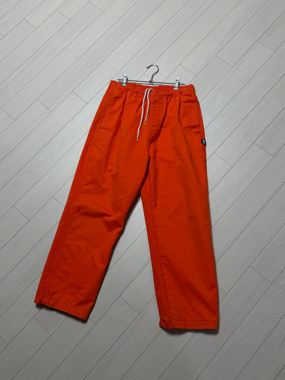 스투시 브러쉬드 팬츠 오렌지 상품이미지1