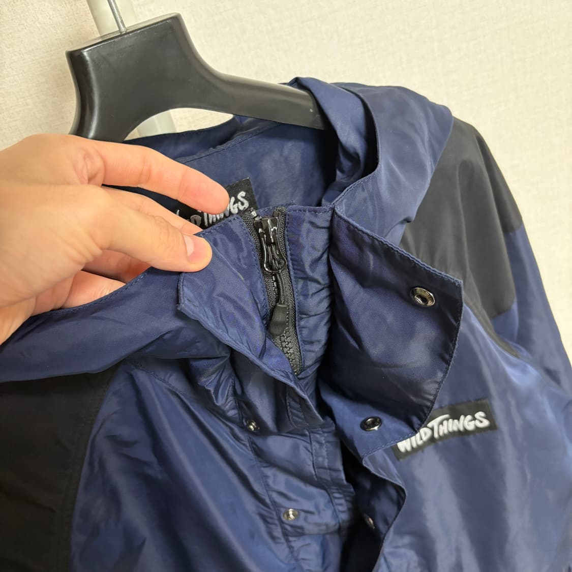 와일드띵스 X 타케오 키쿠치 나일론 데날리 윈드브레이커 / 네이비, L 상품이미지7