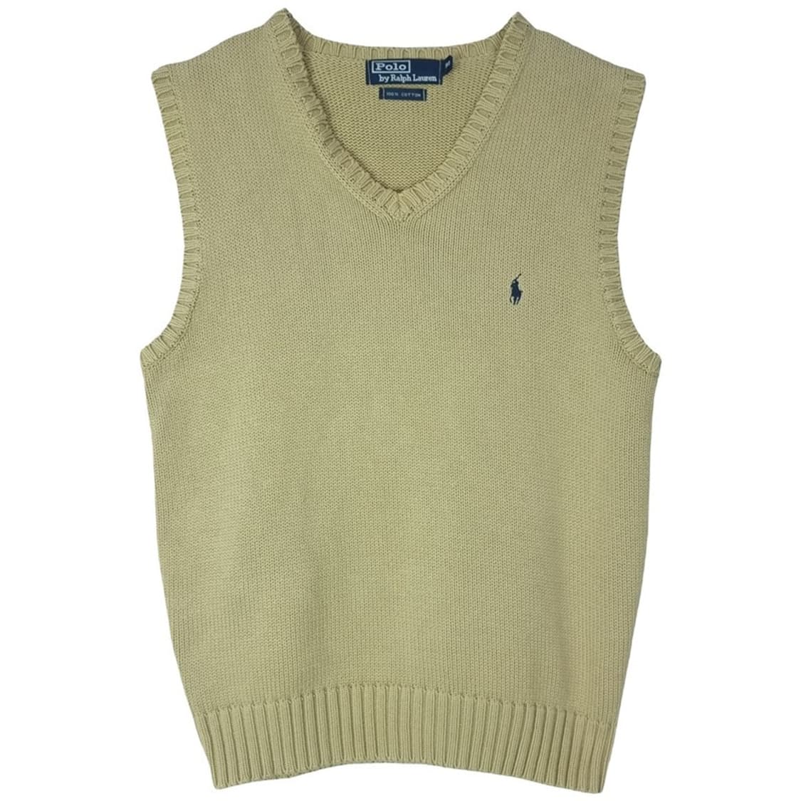 [폴로 랄프로렌] 포니 로고 자수 니트 베스트 조끼 베이지 M18339 상품이미지2