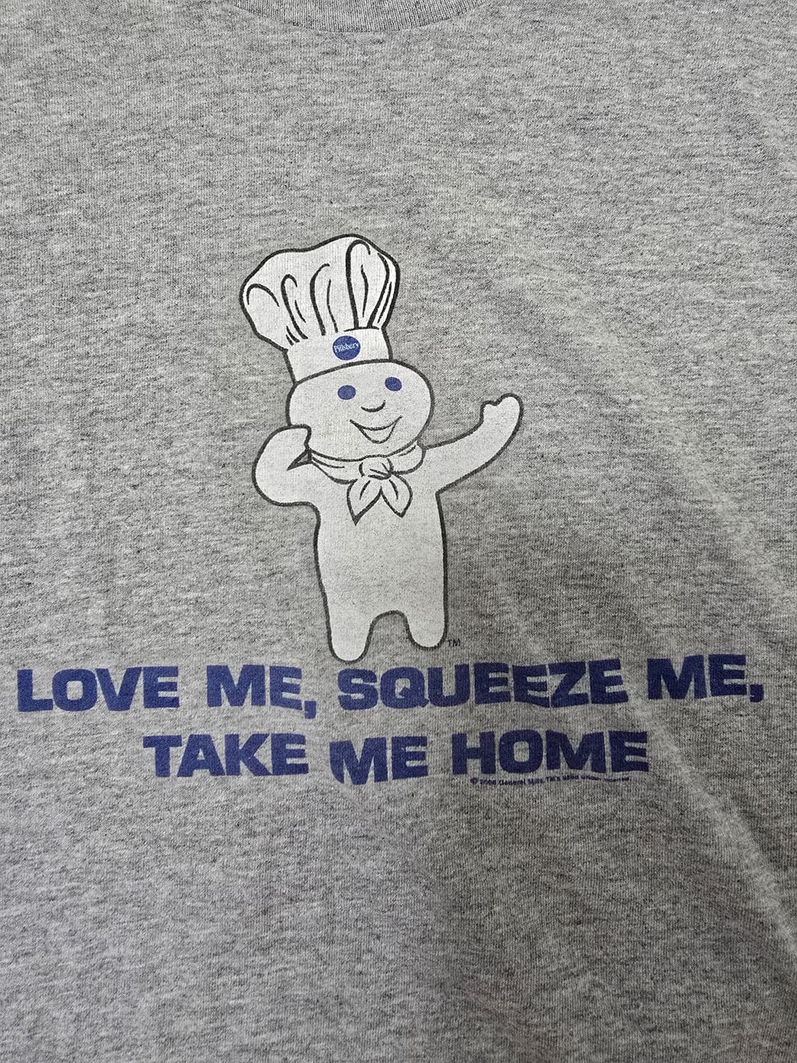 빈티지 필스버리 도우보이  Doughboy 반팔 티셔츠 XL 상품이미지2