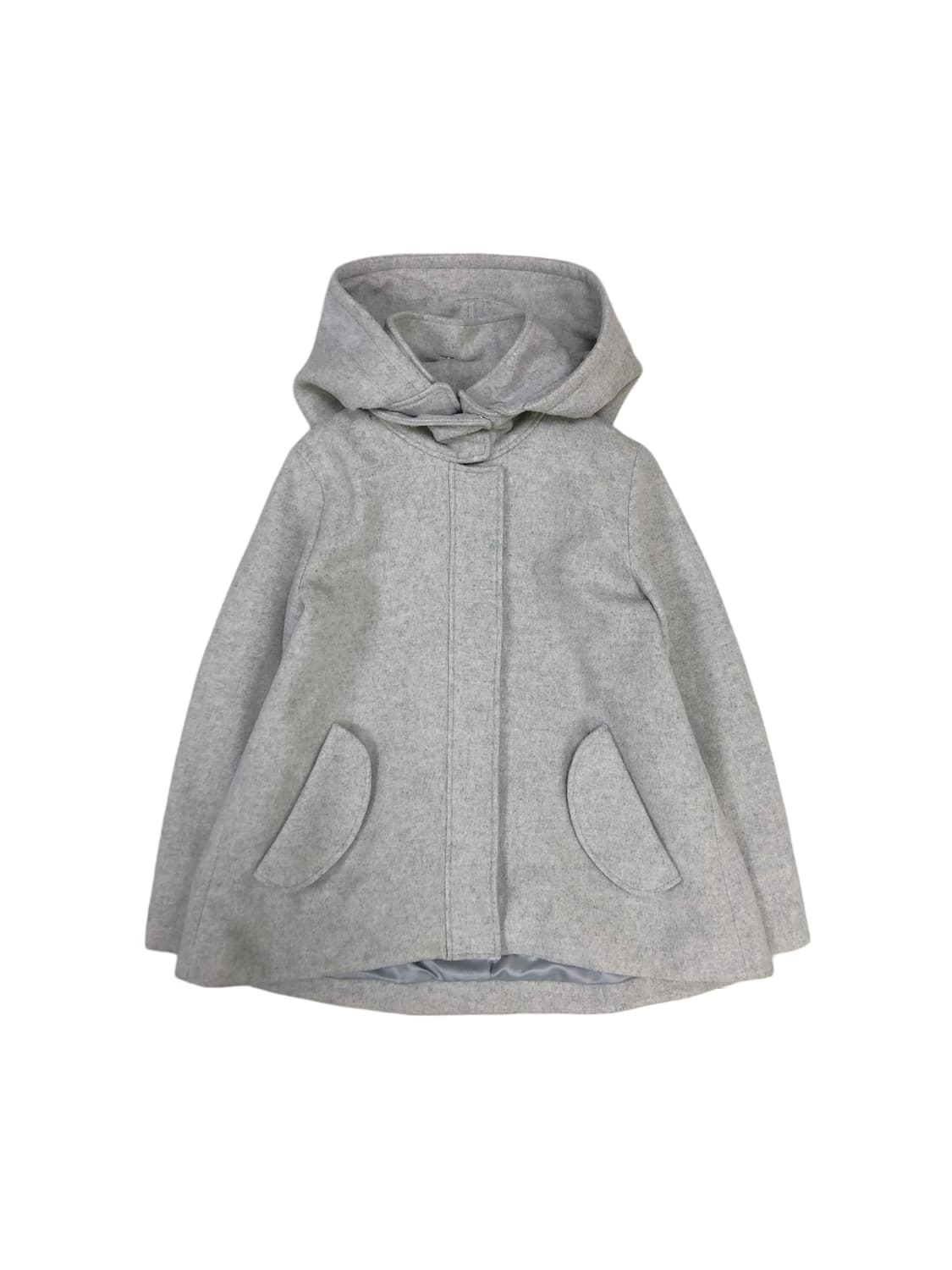 ef-de 라이트 그레이 후드 코트 상품이미지1