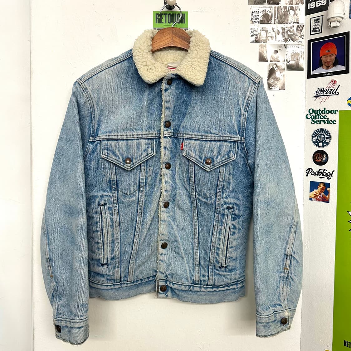 90‘s 리바이스 쉐르파 데님자켓 상품이미지1