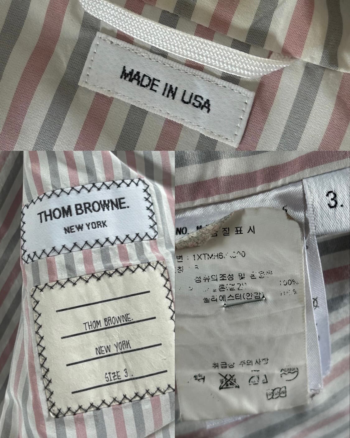 Thom Browne 톰브라운 암 스트라이프 후드 자켓 상품이미지10