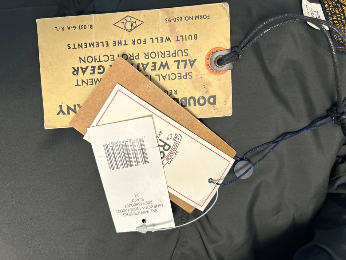 RRL 레더요크 올 블랙 웨스턴 자켓 XL 상품이미지8