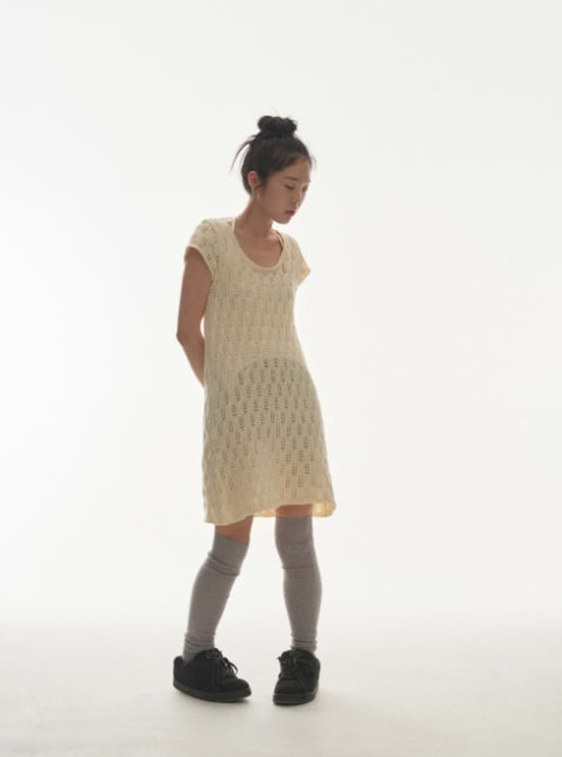 코이세이오 스카시 니트 원피스 상품이미지3