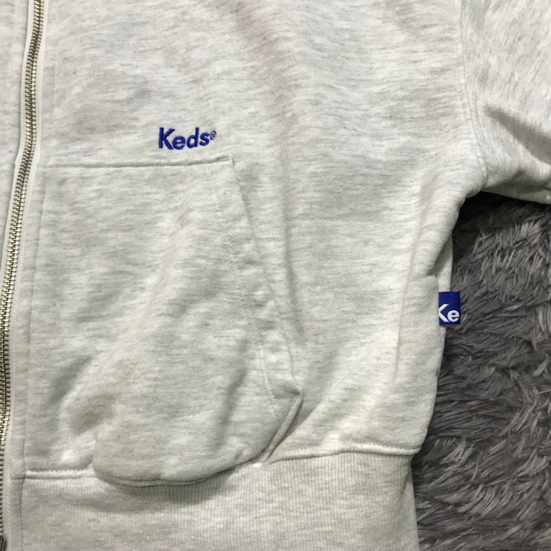 [[여성 S, A급] 케즈(Keds) 라운드카라 스웻 집업#430 상품이미지5