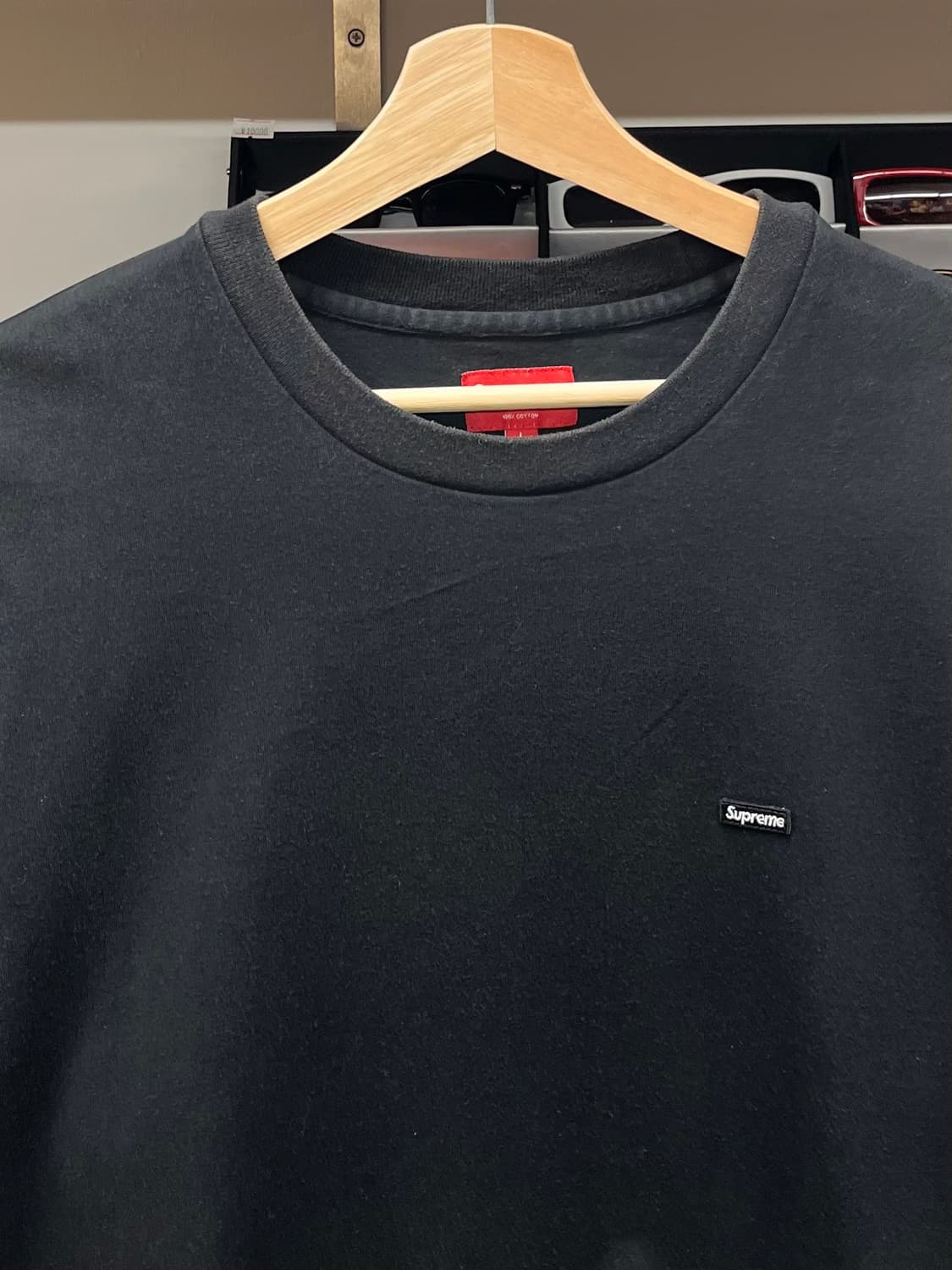 [100~105] 슈프림 스몰 박스로고 반팔티 블랙  상품이미지2