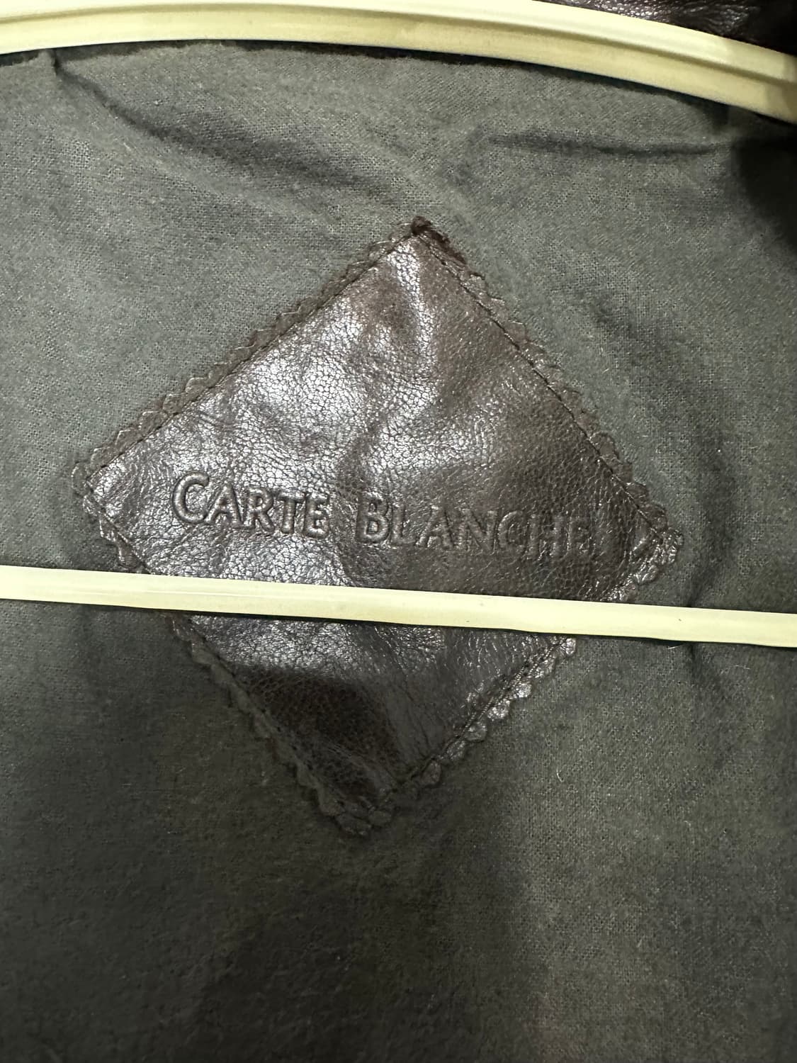 까르뜨블랑슈 빈티지 가죽자켓  상품이미지7