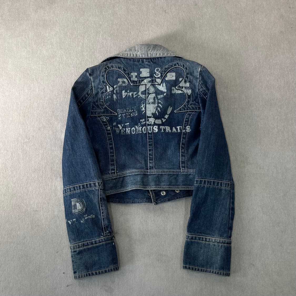 W 90 디젤 올드스쿨 스타일 웨스턴 데님 자켓 상품이미지2