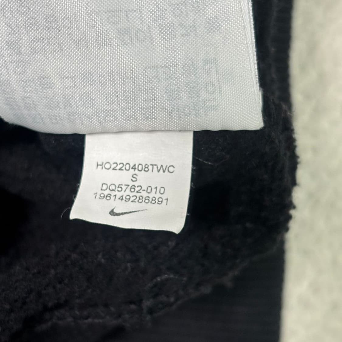 NIKE 센터 스우시 크루넥 스웻셔츠 블랙 S 상품이미지8