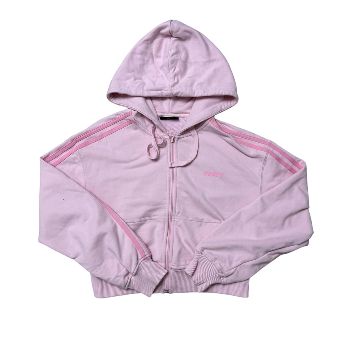 널디 크롭 후드집업 상품이미지1