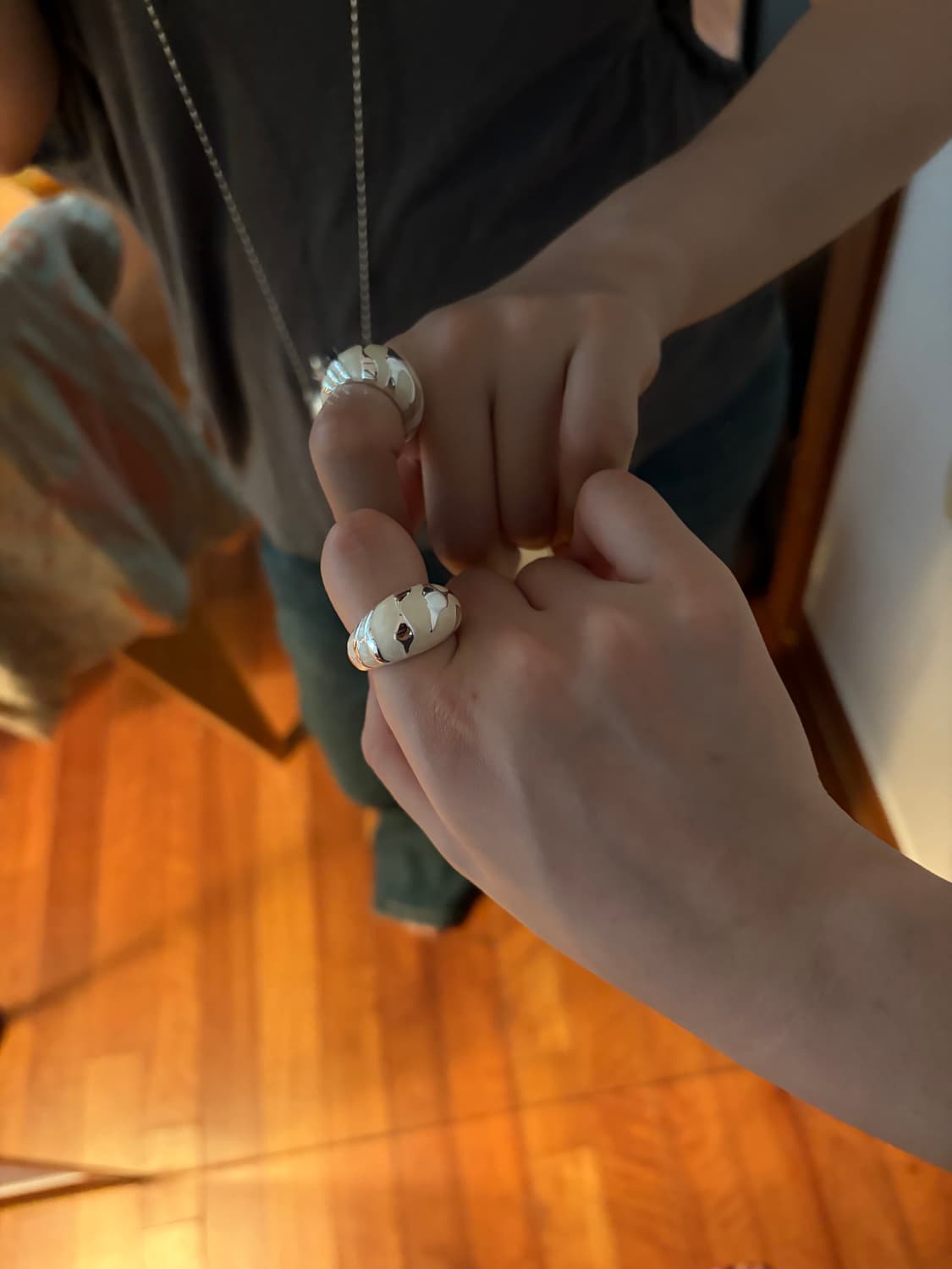 wavy painted ring 상품이미지2