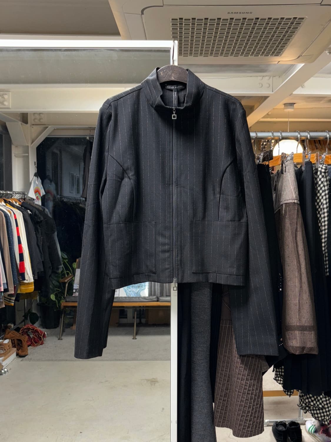 Sarah pacini 핀스트라이프 자켓  상품이미지1