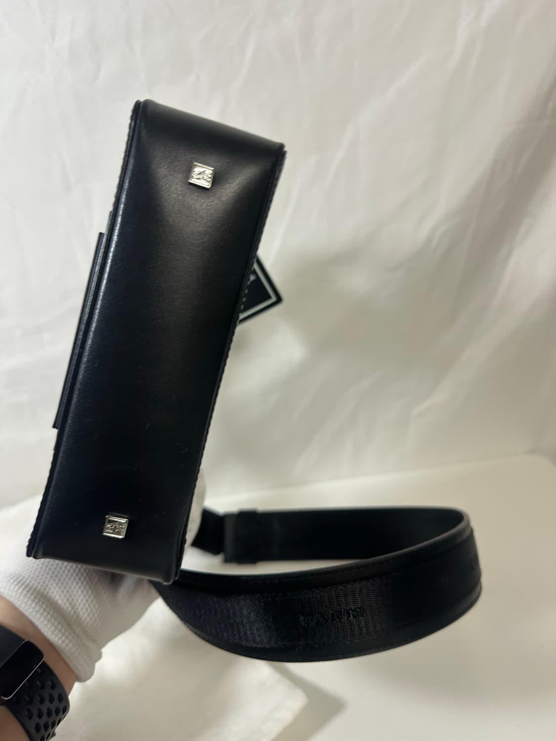 (OS) 우영미 스퀘어/레터링로고 레더 미니백  상품이미지3