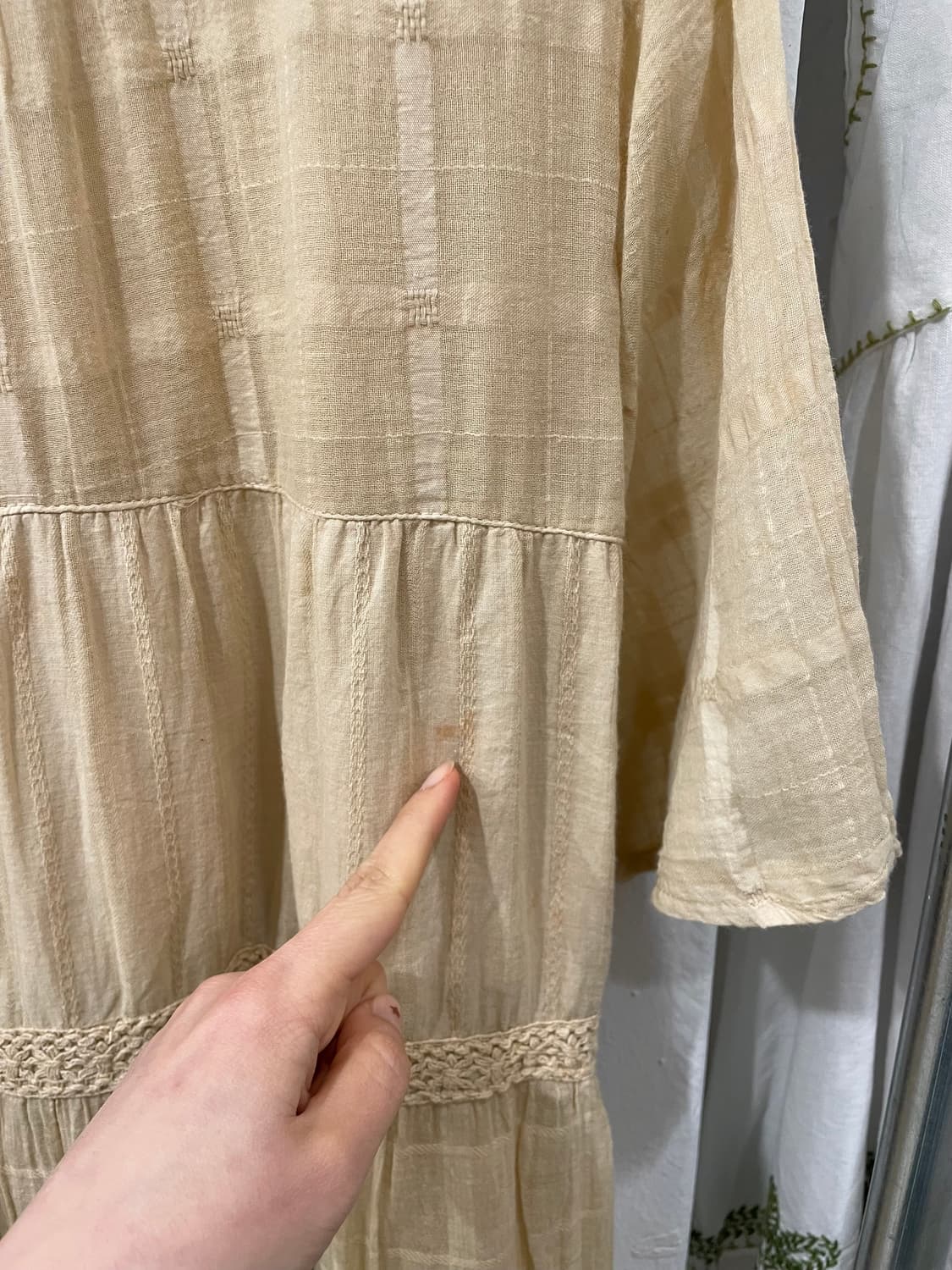 hippie check two-way blouse 상품이미지10