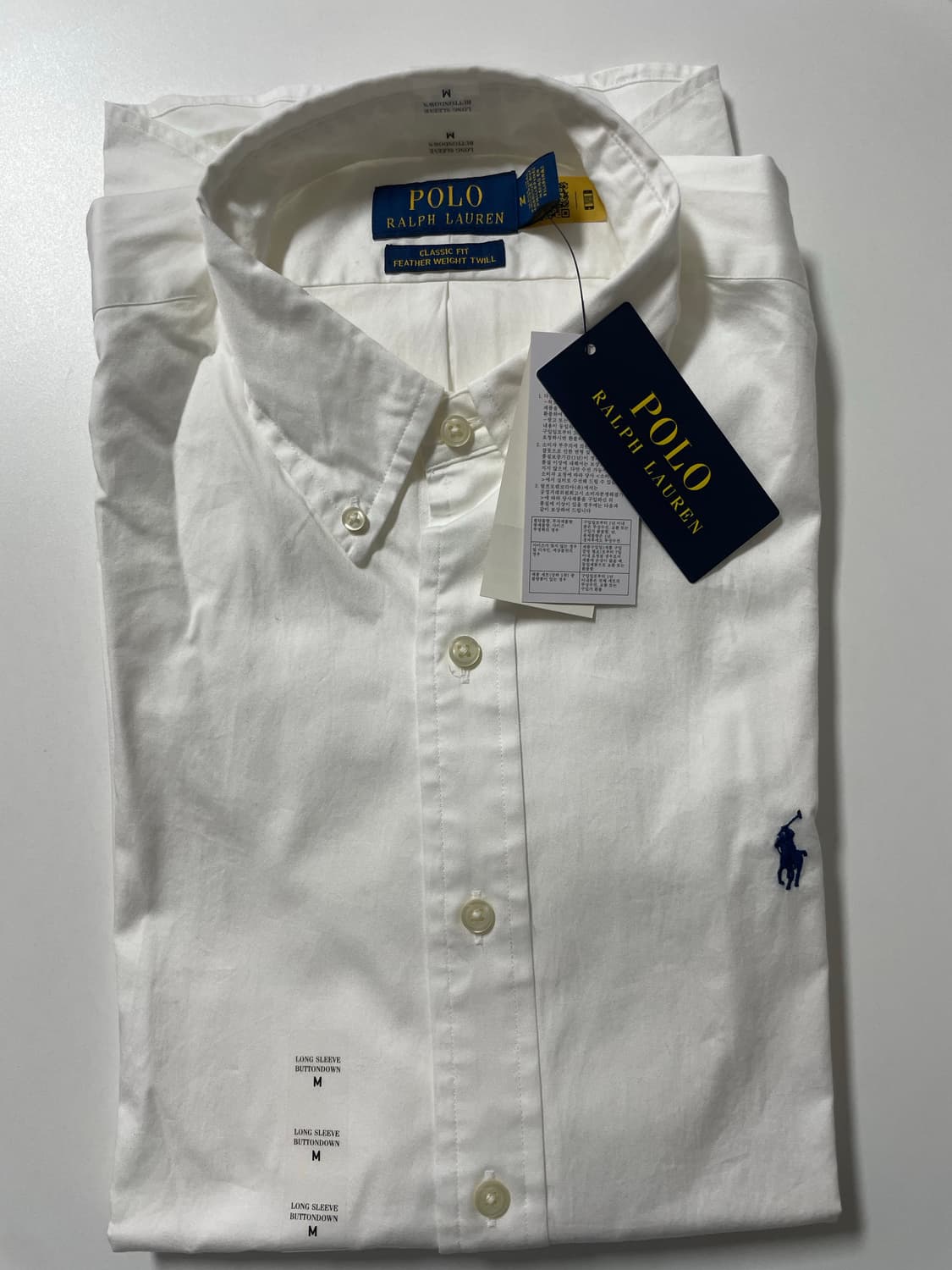 (새상품) polo 폴로 랄프로렌 화이트 정장 신형 셔츠  상품이미지1