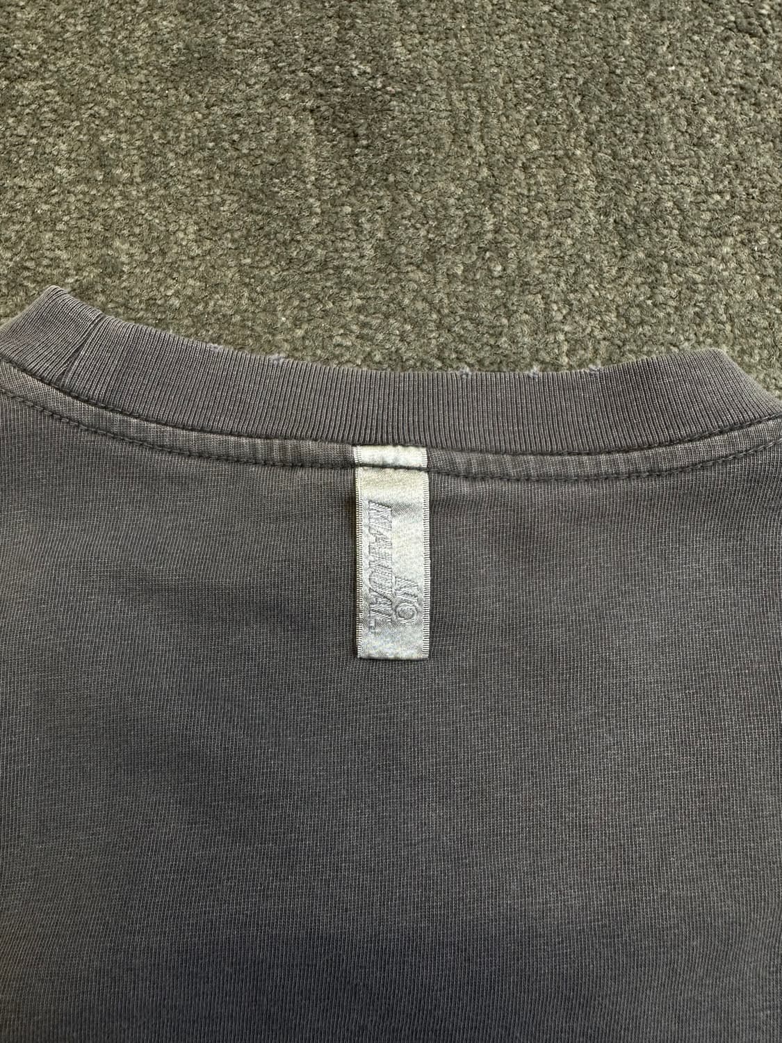 노매뉴얼 남성 롱 슬리브XL 회색 상품이미지5