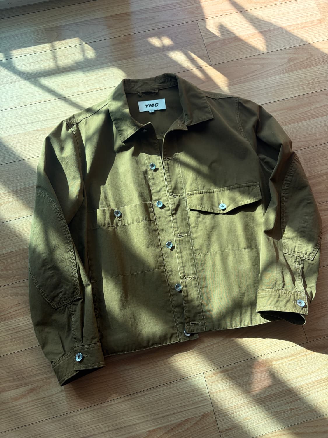 [L] YMC 셔츠 자켓 카키 상품이미지2