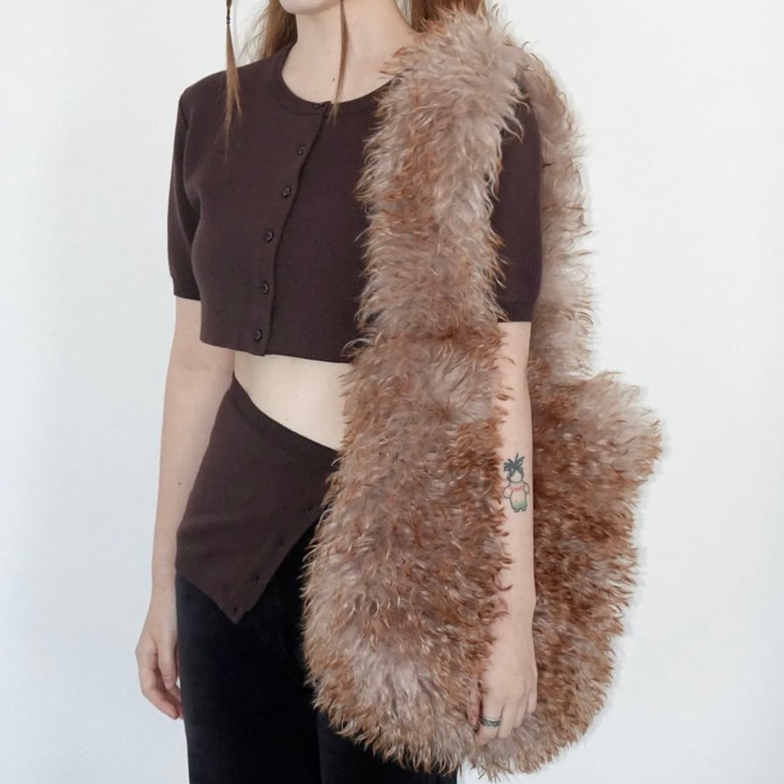 로스모어 rossmoor long furry hair bag 상품이미지2