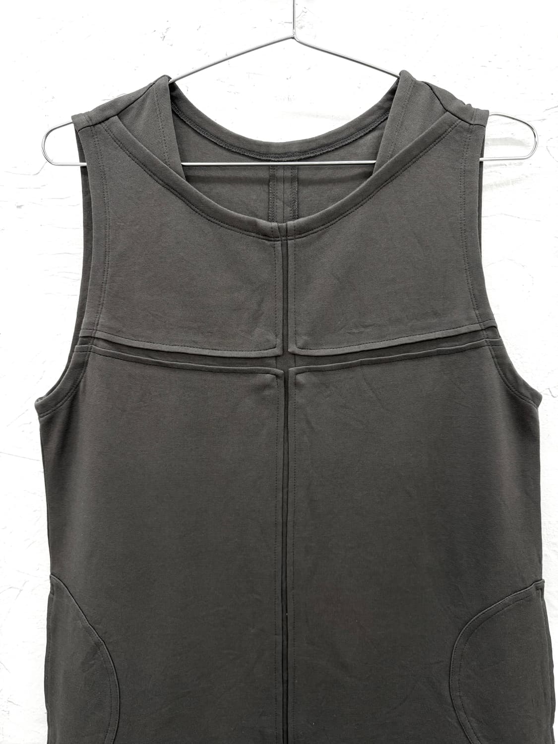 albachez 크로스 절개 슬리브리스 상품이미지2