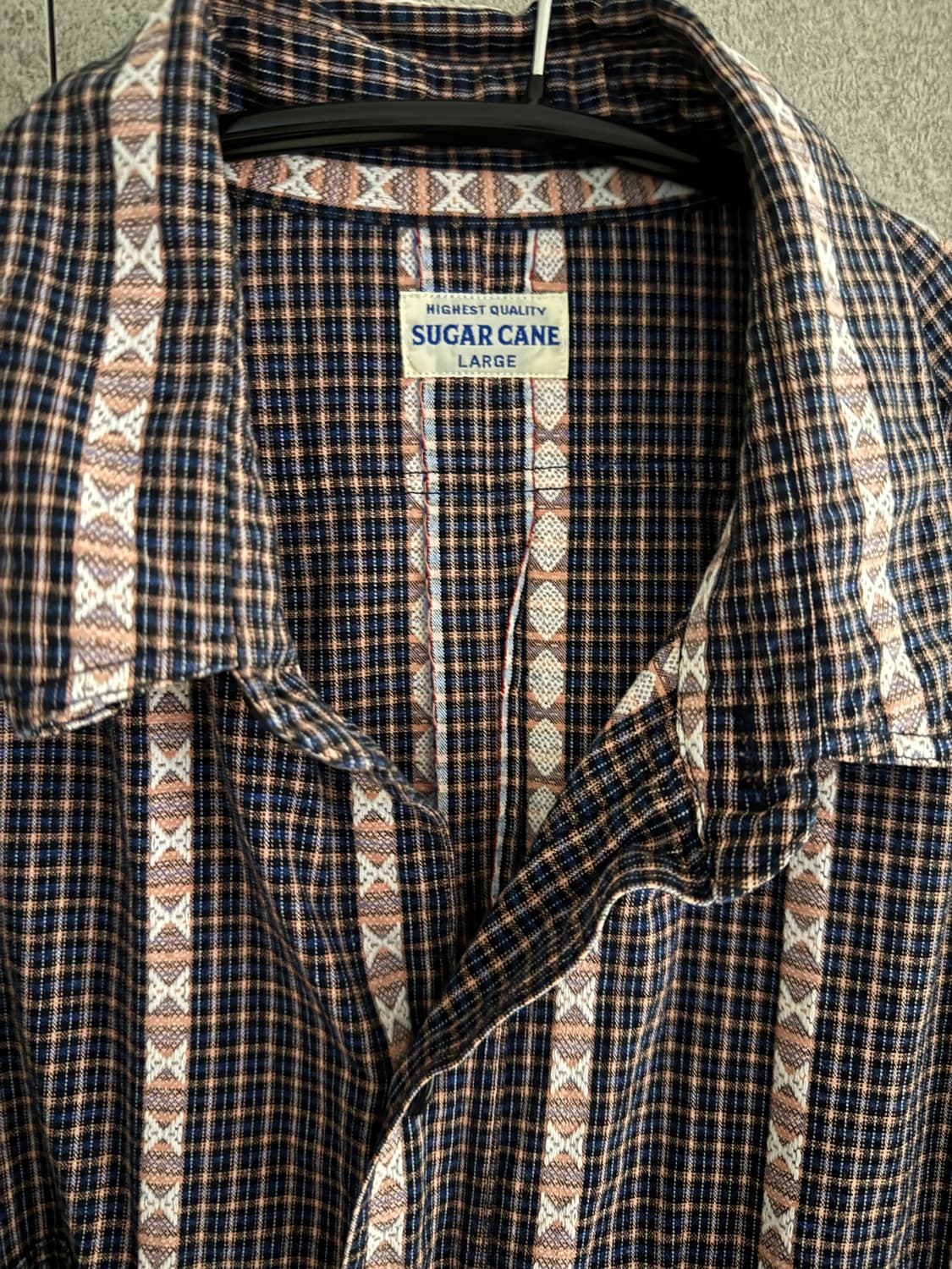 슈가케인 체크셔츠 L 상품이미지2
