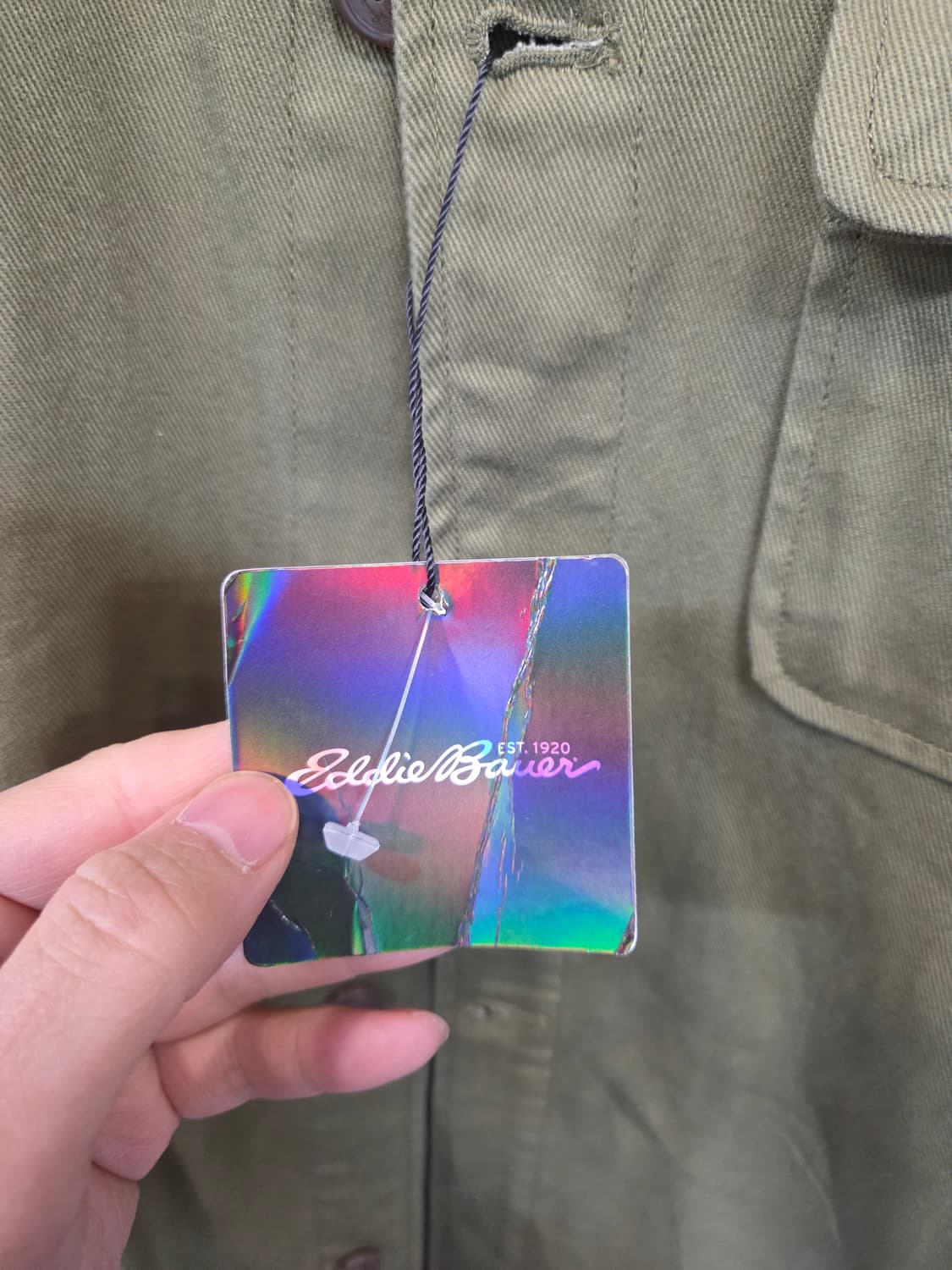 에디바우어 원포켓 아메카지 코튼 셔츠자켓 L 상품이미지4