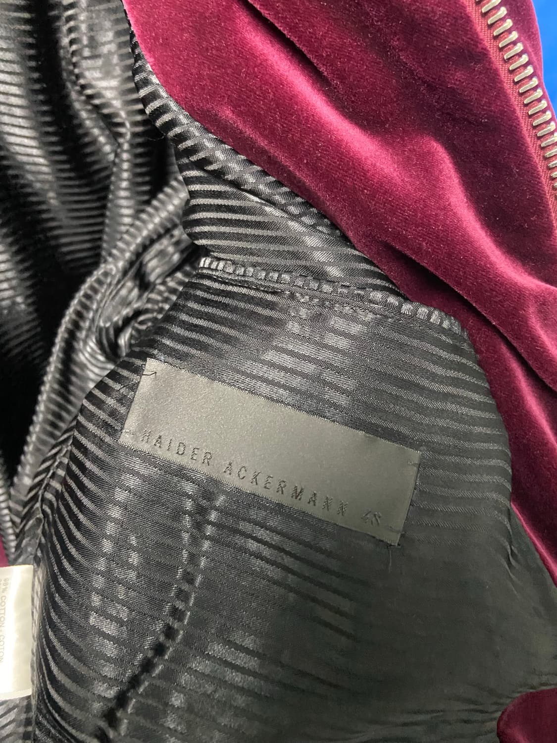 [48] 하이더 아커만 벨벳 기모노 봄버 15년 리오더판 상품이미지9